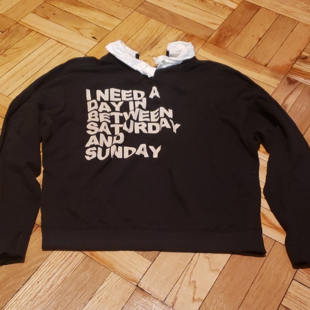 Collared Sweatshirt